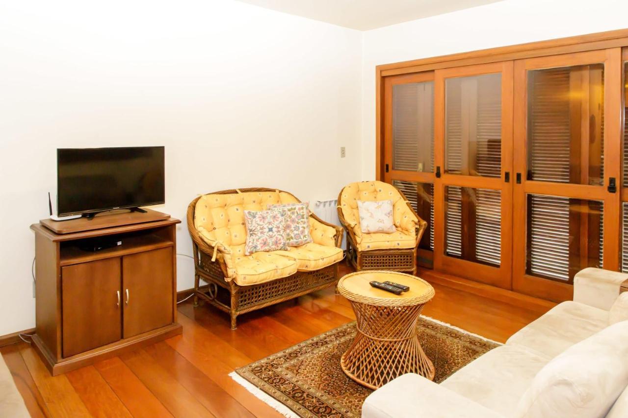 Apartamento Amplo E Aconchegante Na Av Das Hortencias No Centro De Gramado Dış mekan fotoğraf
