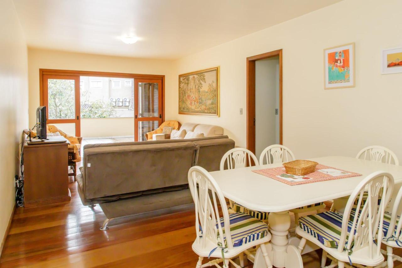 Apartamento Amplo E Aconchegante Na Av Das Hortencias No Centro De Gramado Dış mekan fotoğraf